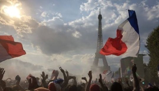 France futbol game celebration